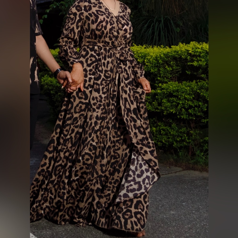 Animal print dress